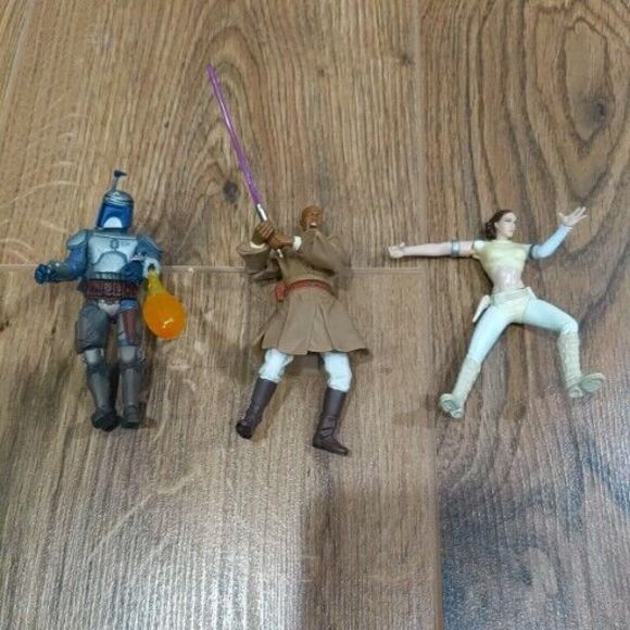 Star Wars Vintage Action Figures Lot of 35 Loose 1995 Kenner to 2004 Hasbro - Picture 8 of 13